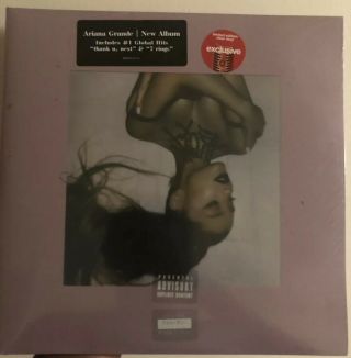 Ariana Grande Thank U,  Next - Colored Clear Vinyl Target Exclusive Lp 2019