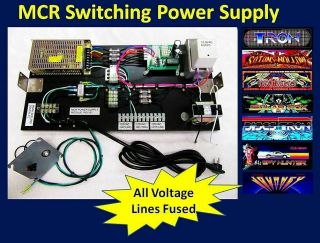 Arcade,  Tron,  Midway,  Mcr - Replacement Switching Power Supply Module
