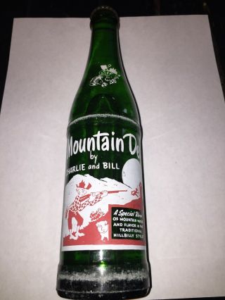 Mtn Dew Bottle Johnson City Tenn By Charlie And Bill 9 Oz Nc Va Sc Tn Ga Bottle