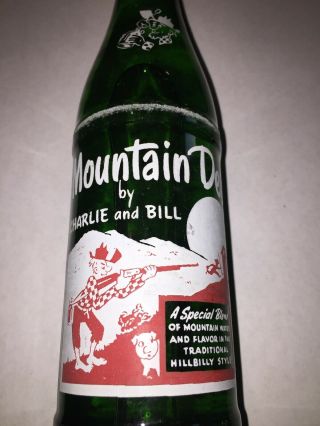 Mtn Dew bottle Johnson City Tenn by Charlie and Bill 9 Oz NC VA SC TN GA bottle 2