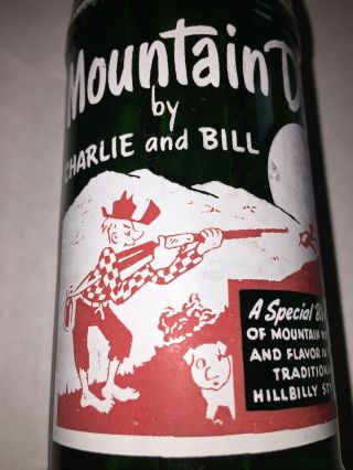 Mtn Dew bottle Johnson City Tenn by Charlie and Bill 9 Oz NC VA SC TN GA bottle 3
