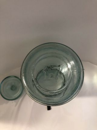 Aqua Globe Quart Mason Jar Fruit Jar Canning Jar 4