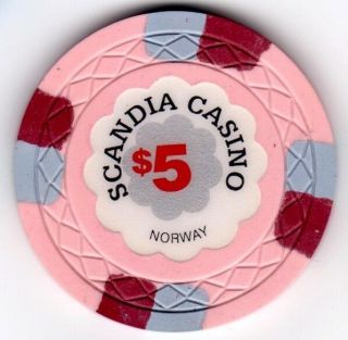 Scandia Casino Norway Web/thc Mold Textured Inlay Set Of 40 Clay Chips $5
