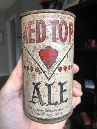 Red Top Ale Opening Instructional Tough Lilek 719 Flat Top Can,  Cincinnati,  Ohio