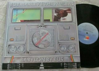 Double Reggae Lp Bob Marley Babylon By Bus 1978 Island Poster Inc Orig Sleeves