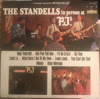 Standells In Person At P.  J.  