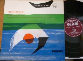 Van Beinum / Debussy La Mer - 3 Nocturnes / Philips Hi - Fi Stereo