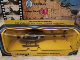 Corgi 1978 Stromberg Helicopter,  007 The Spy Who Loved Me,  926