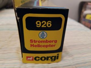 Corgi 1978 Stromberg Helicopter,  007 The Spy Who Loved Me,  926 4
