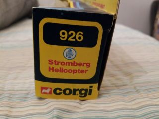Corgi 1978 Stromberg Helicopter,  007 The Spy Who Loved Me,  926 5