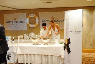 Moet Chandon Ice Imperial Glasses White Acrylic Champagne Glasses Set of 10 5