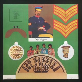 THE BEATLES Sgt Peppers Lonely Hearts Club Band COMPLETE 1/1 UK 1st VINYL LP EX, 9