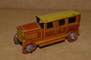 Antique Johann Meier Tinplate Penny Toy Saloon Car C1917 - Made In Germany - Vgc