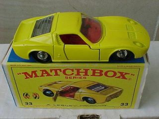 Matchbox Lesney 33 Lamborghini Miura
