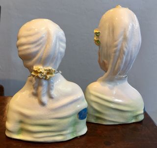 Muriel of California Josef Originals ceramic Busts Marie Antoinette & Louis XVI 3