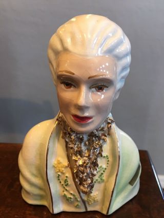 Muriel of California Josef Originals ceramic Busts Marie Antoinette & Louis XVI 8