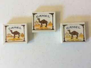 Collectible Camel Vintage Lighters.  2,  1 Barely.  70’s Rare