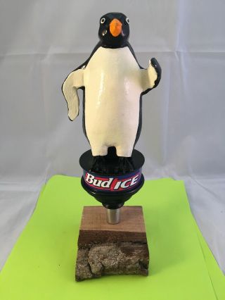 Beer Tap Handle Bud Light Beer Tap Handle Rare Figural Penguin Beer Tap Handle 2