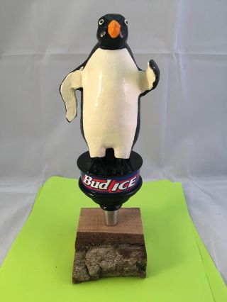 Beer Tap Handle Bud Light Beer Tap Handle Rare Figural Penguin Beer Tap Handle 3