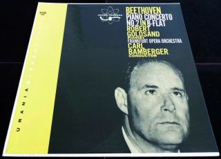 Beethoven: Piano Concerto No.  2 - Robert Goldsand Urania Stereo Ed1 Lp