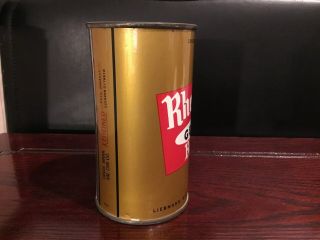 Rheingold Bock Beer (123 - 16) empty flat top beer can by Liebmann,  Orange,  NJ 4