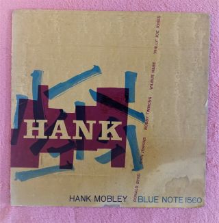 Hank Mobley Sextet " Hank " Blp 1560.  Dg.  Ear.  Rvgs.  W63