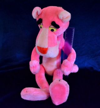 Pink Panther Plush Bendable Vintage 24 " Cartoon Large Posable 1980 Mighty Star