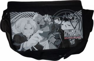 Legit Bag Fullmetal Alchemist Edward Roy Crew Anime Messenger Backpack 5654