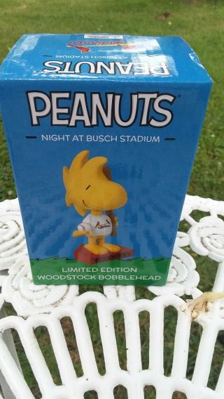 St Louis Cardinals Woodstock Bobblehead (peanuts Theme Night)