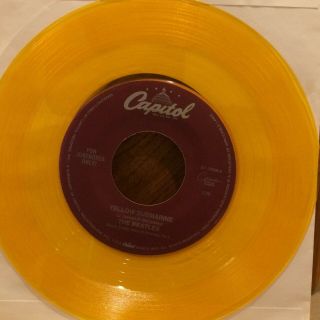 The Beatles Eleanor Rigby / Yellow Submarine 45 Capitol S7 - 17696 Gold Vinyl Nm