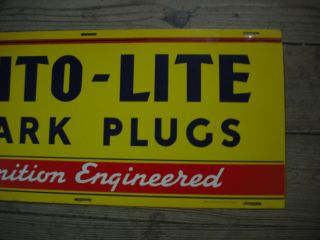 Scarce Auto - Lite Spark Plugs Sign 4