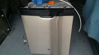 GE Profile Double Oven and Dishwasher 4
