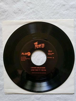 Misfits Night Of The Living Dead 7” Vinyl 1st Press Signed by Glenn Danzig 7