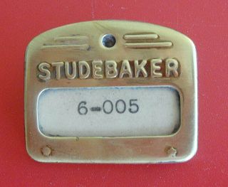Vintage Automotive Employee Badge: Studebaker Automobile Co