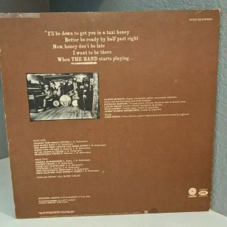 THE BAND - Self Titled First Album (Levon,  Robbie,  etc) 12 