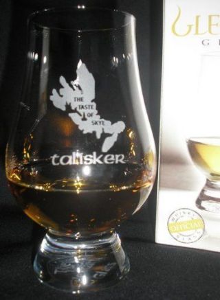 Talisker " A Taste Of Skye " Glencairn Single Malt Scotch Whisky Tasting Glass