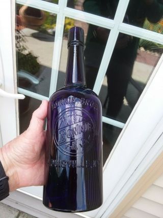 Deep Purple Bonnie Bros Louisville,  Kentucky Whiskey Bottle Great Example
