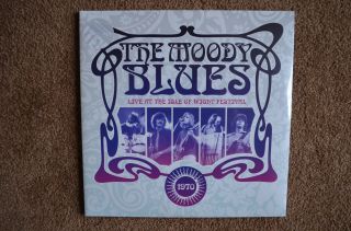 Moody Blues U.  K.  2lp Ltd Clear Vinyl " Live At The Isle Of Wight Festival "