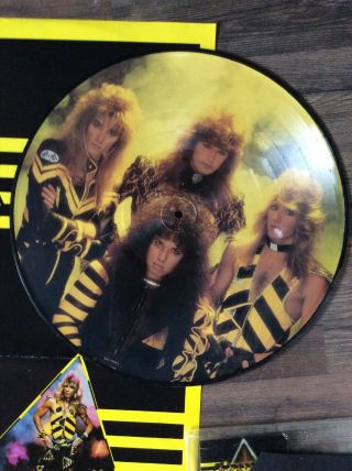 RARE Stryper Limited Edition 8144 To Hell With The Devil Poster Vinyl LP Record 6