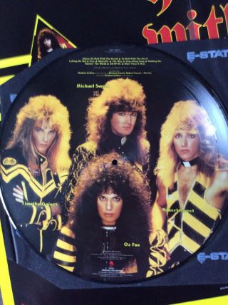 RARE Stryper Limited Edition 8144 To Hell With The Devil Poster Vinyl LP Record 7