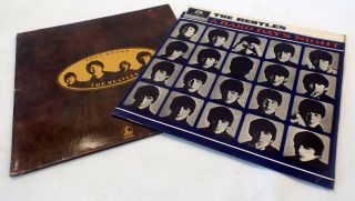 2 X The Beatles Vinyl Lps Inc 