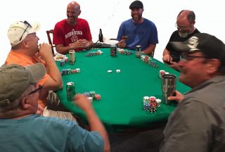 Black Poker Felt Table cloth for 60 