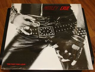 Motley Crue - Too Fast For Love Leathur Records Lp - Still 3rd Press