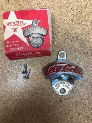 Vintage Starr X Coca Cola Bottle Opener Old Stock