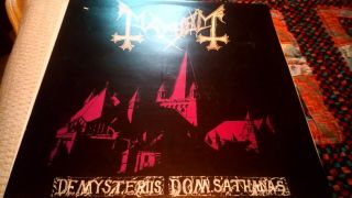 Mayhem De Mysteriis Dom Sathanas Lp Vinyl First Press Gatefold 1994 Dsp.