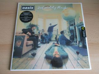 Oasis - & 2 X Vinyl Lp - Definately Maybe - Rkidlp70 - Brit Pop