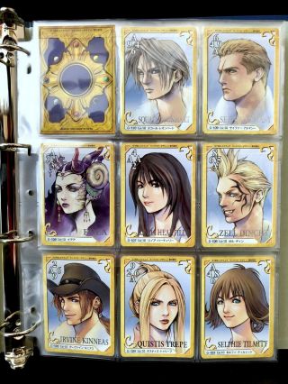 Final Fantasy 8 Carddass Masters 179/182 Cards Nearly Complete Set Triple Triad