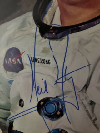 Neil Armstrong Ink Signed Authentic Signature 2