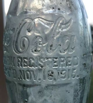 Very Rare R Listed Waxahatchie Texas Tex Tx 1915 Coca Cola Bottle 2