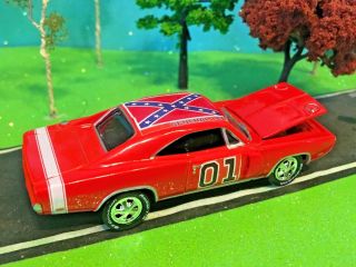 The Dukes Of Hazzard 01 General Lee Dodge Charger Die Cast Toy Johnny Lighting